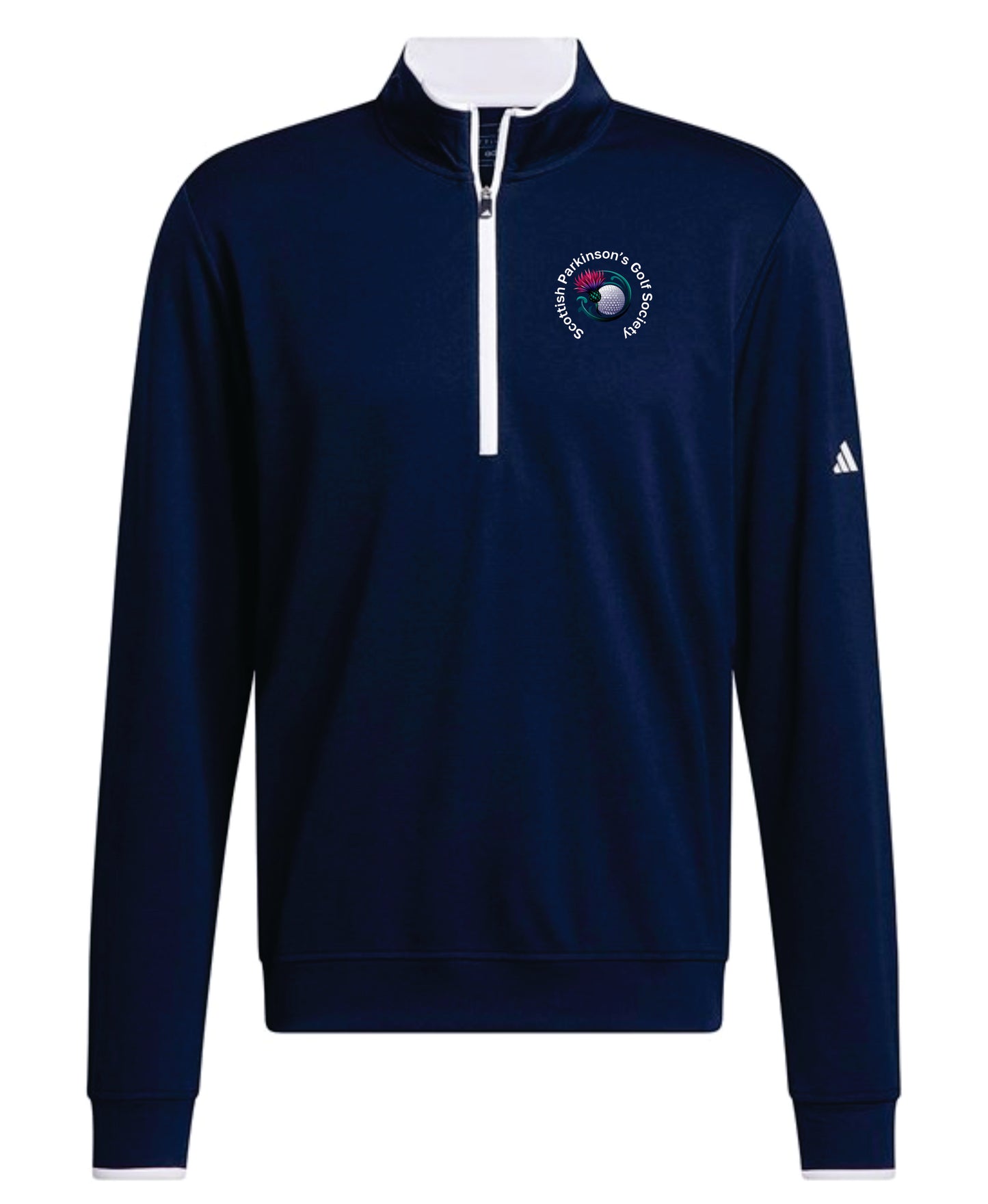 Scottish Parkinson's Golf Society Adidas 1/4 zip Mid Layer