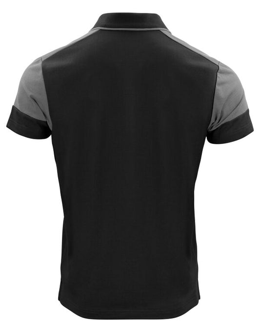 Printer Prime Polo Shirt - Black/Grey