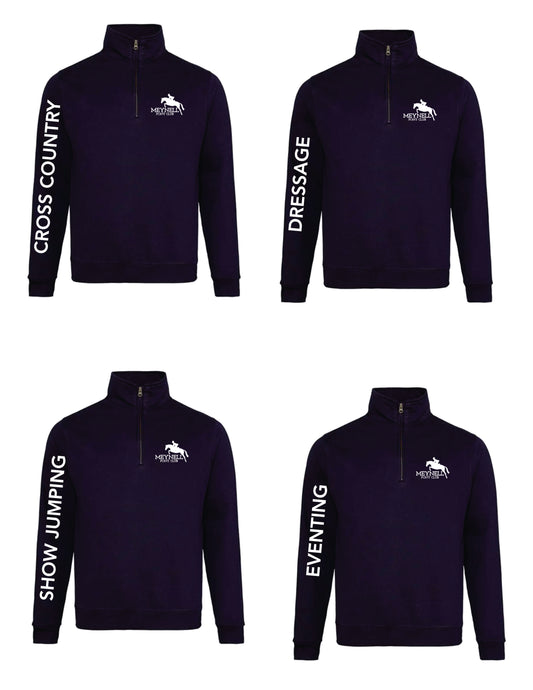 MEYNELL PONY CLUB QUARTER ZIP SWEAT