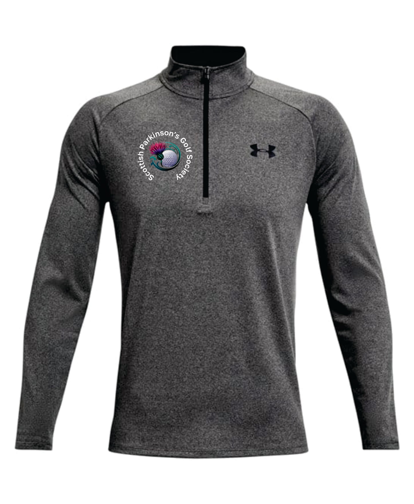 Scottish Parkinson's Golf Society Under Armour 1/2 zip long sleeve Mid Layer