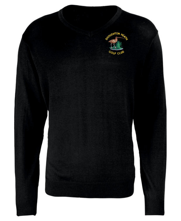Broughton Heath Golf Club V-neck knitted sweater