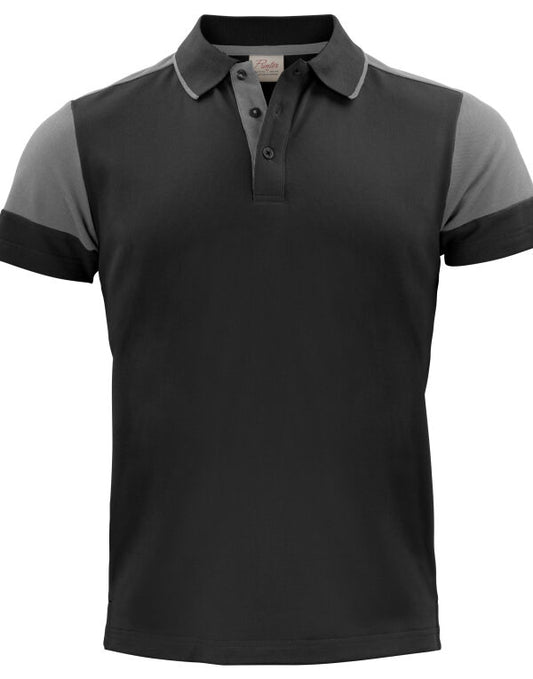 Printer Prime Polo Shirt - Black/Grey