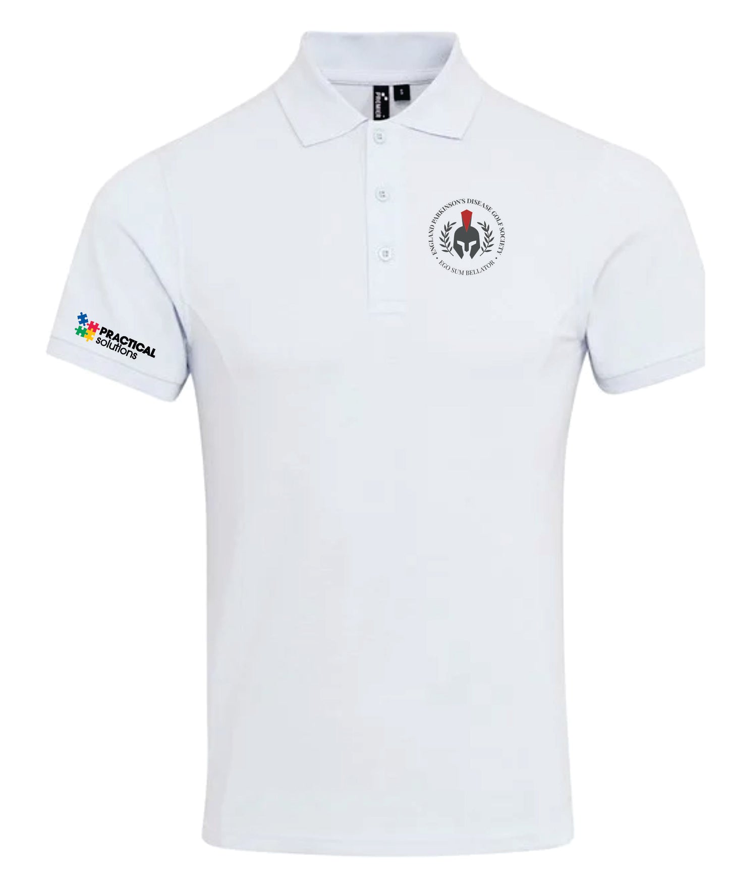 England Parkinson's Golf Society Cool Checker 630 Polo