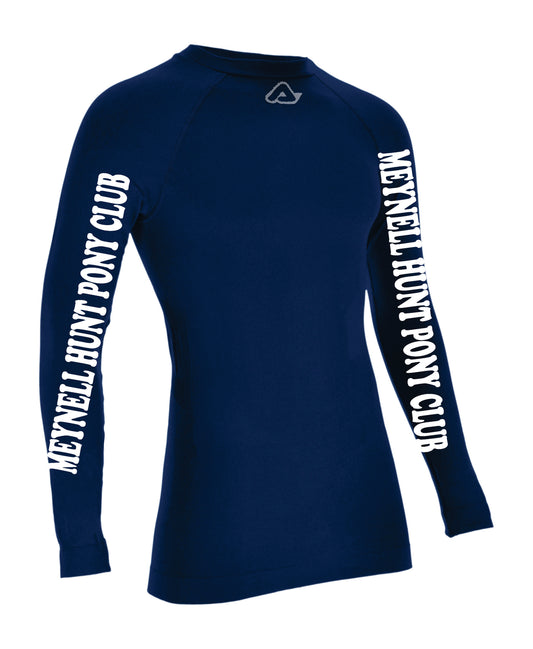 MEYNELL PONY CLUB CROSS COUNTRY SHIRT PRINTED BASE LAYER CHILDREN AND ADULT SIZES