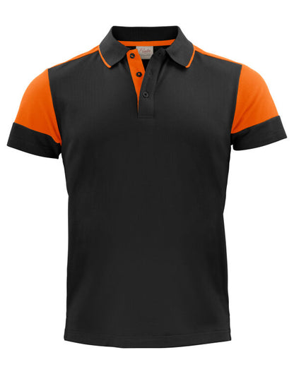 Printer Prime Polo Shirt - Black/Grey