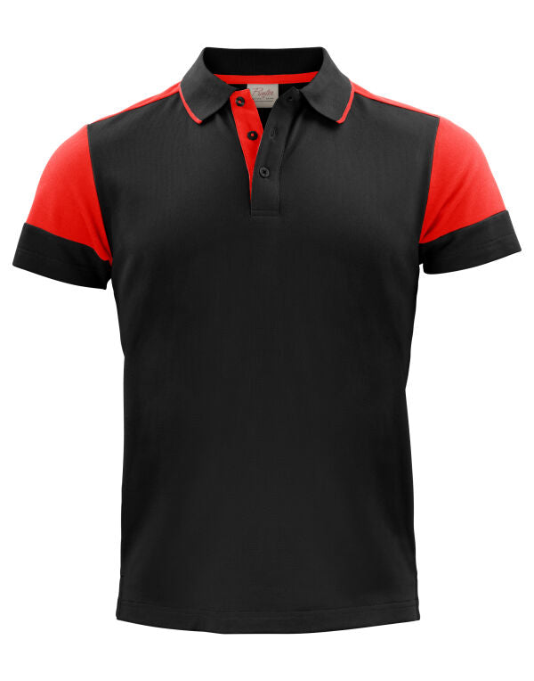 Printer Prime Polo Shirt - Black/Grey