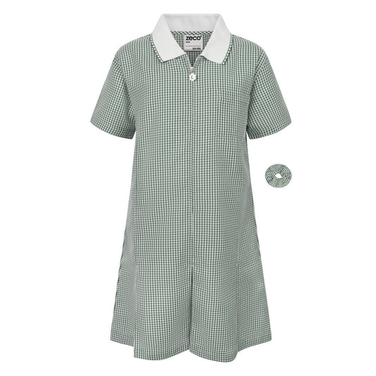 A-Line Gingham Eco-Dress