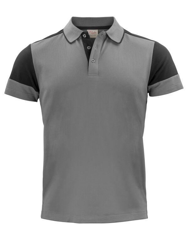 Printer Prime Polo Shirt - Black/Grey