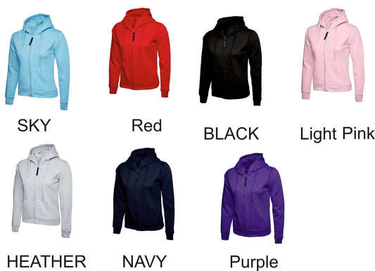 Holme Farm Equesrtian Ladies Zipped Hoody