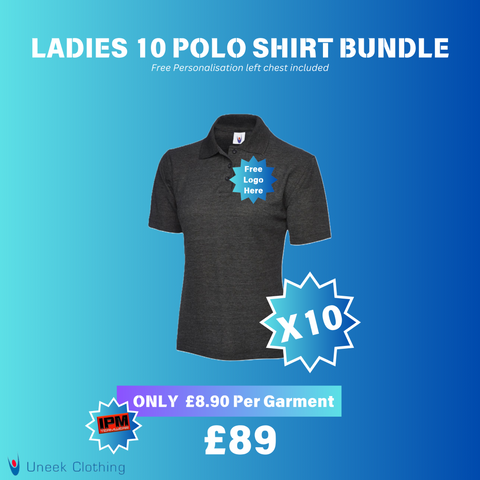 Ladies 10 Polo Shirt Bundle
