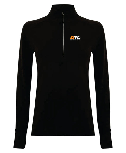 Derby Triathlon Ladies  Long-sleeved ¼ zip top