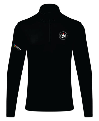 England Parkinson's Golf Society recycled long sleeve brushed back ¼ zip top