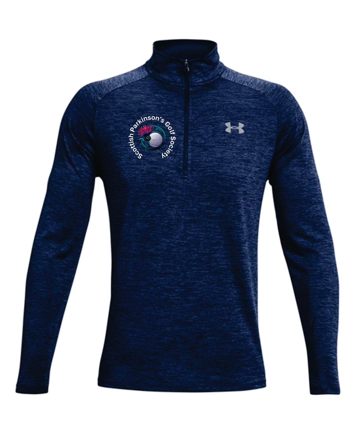 Scottish Parkinson's Golf Society Under Armour 1/2 zip long sleeve Mid Layer