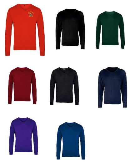 Broughton Heath Golf Club V-neck knitted sweater