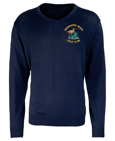 Broughton Heath Golf Club V-neck knitted sweater