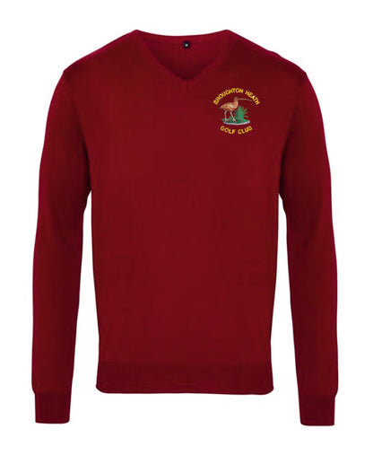 Broughton Heath Golf Club V-neck knitted sweater