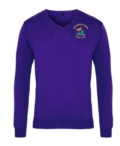 Broughton Heath Golf Club V-neck knitted sweater