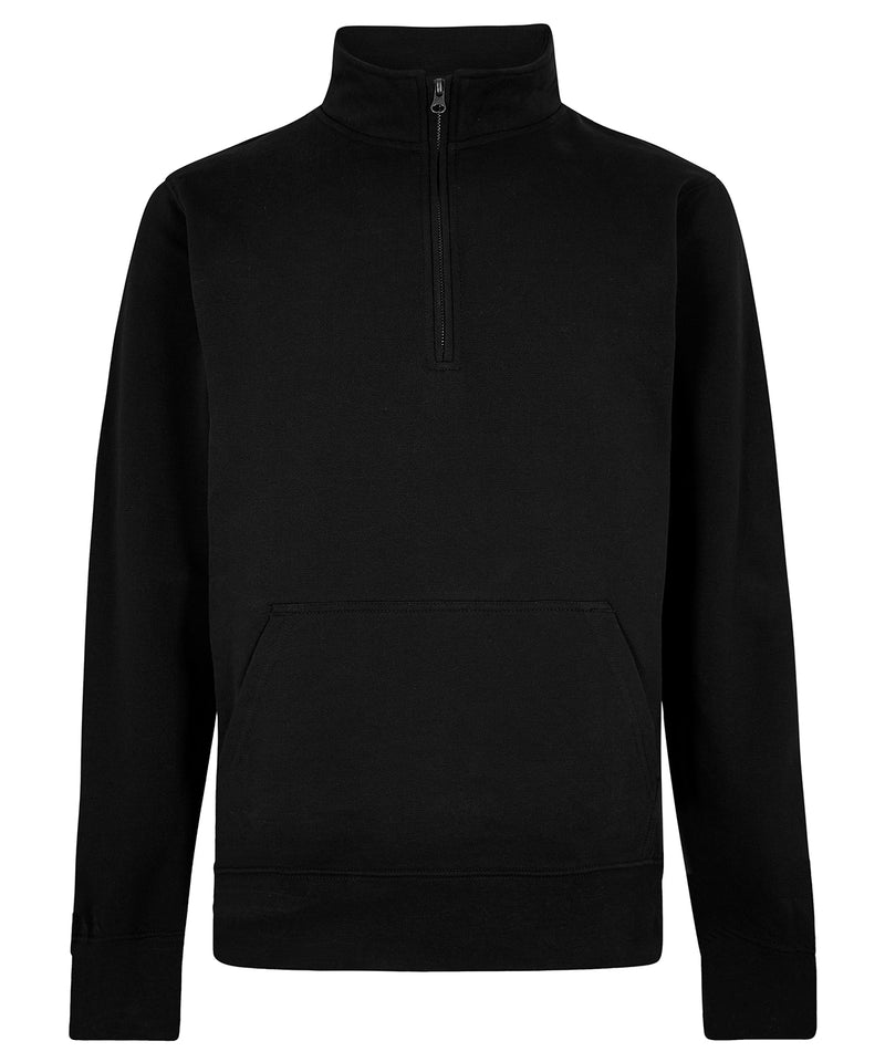 Regular fit 1/4-zip piqué sweatshirt - personalised by IPM Teamwear