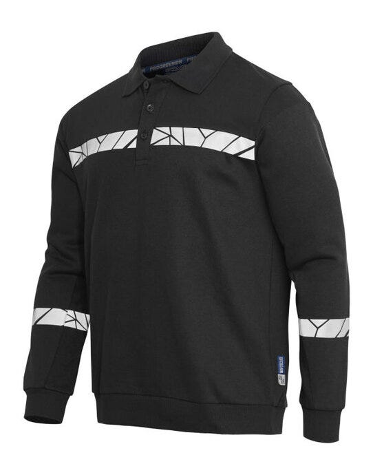 ProJob Progression 7100 Long Sleeve Polo Sweat - personalised by IPM Teamwear