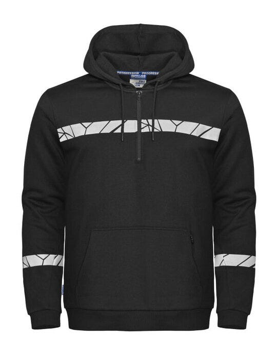 ProJob Progression 7104 Half Zip Hoodie - personalised by IPM Teamwear