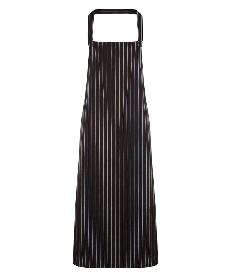 Striped bib apron - personalised by IPM Teamwear
