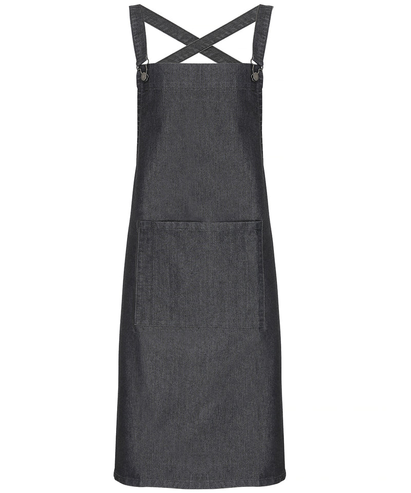 Cross back 'barista' bib apron - personalised by IPM Teamwear