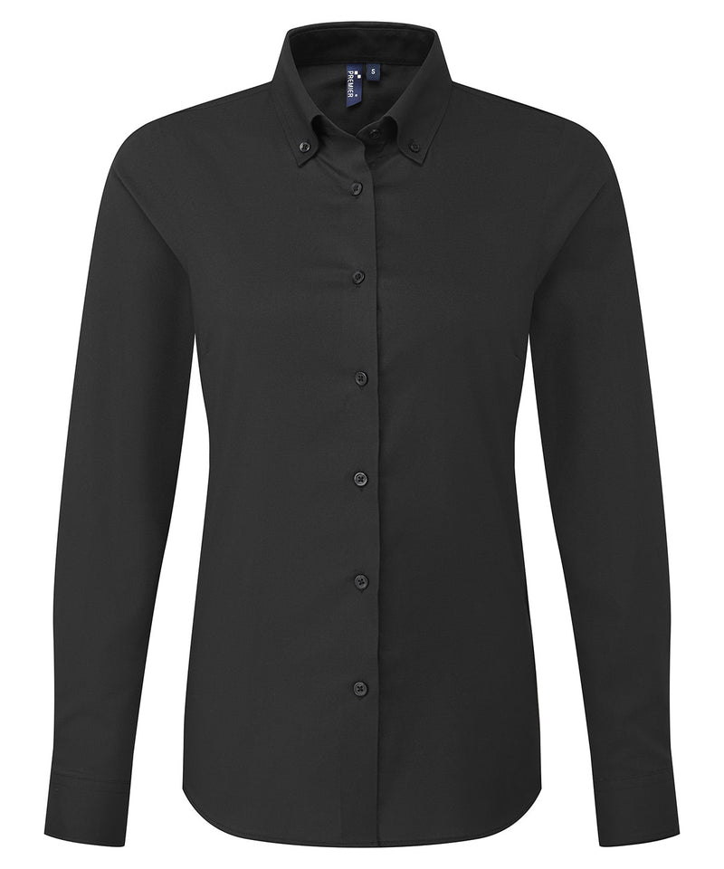 Women's 'Supreme' Oxford long sleeve shirt - personalised by IPM Teamwear