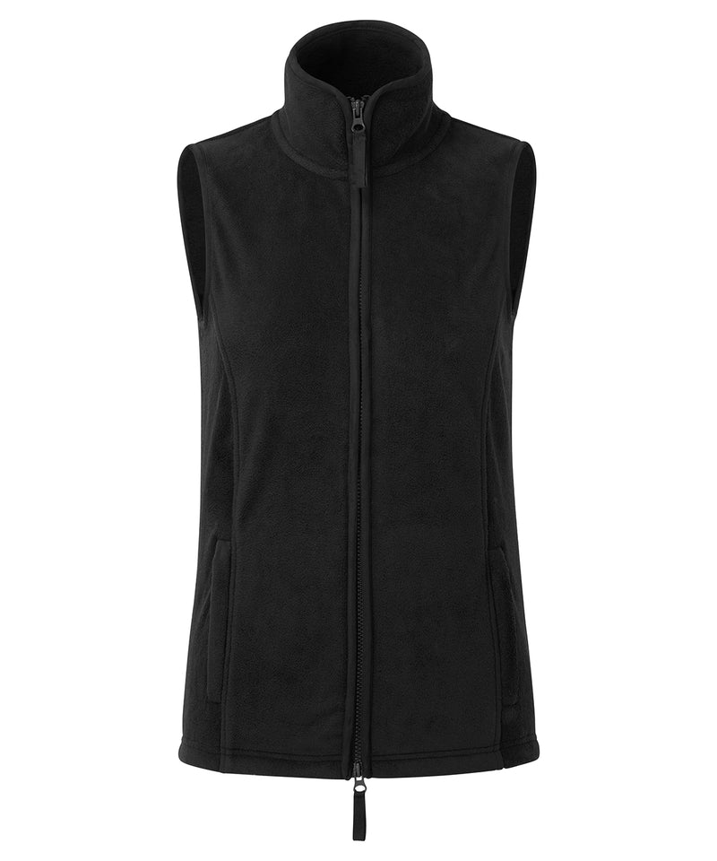 Women's artisan fleece gilet - personalised by IPM Teamwear