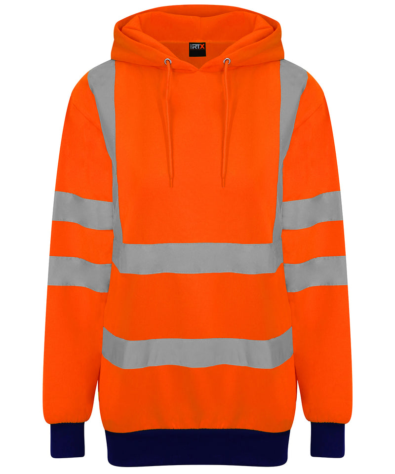 High visibility hoodie - personalised by IPM Teamwear