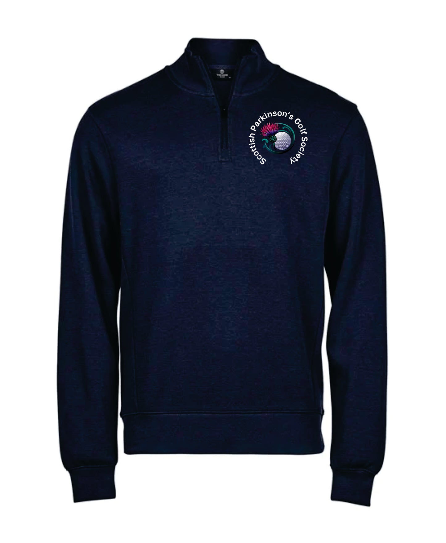 Scottish Parkinson's Golf Society Ribbed Interlock Half Zip
