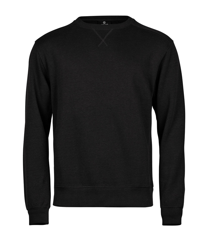 Ribbed interlock crew neck - personalised by IPM Teamwear