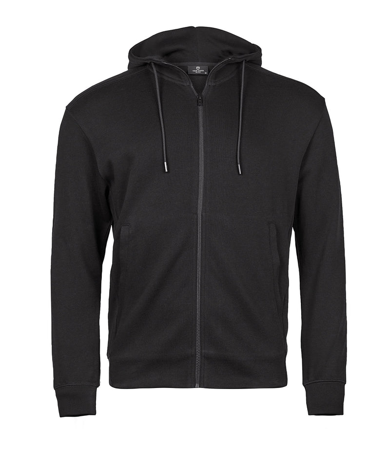 Ribbed interlock hooded full-zip - personalised by IPM Teamwear