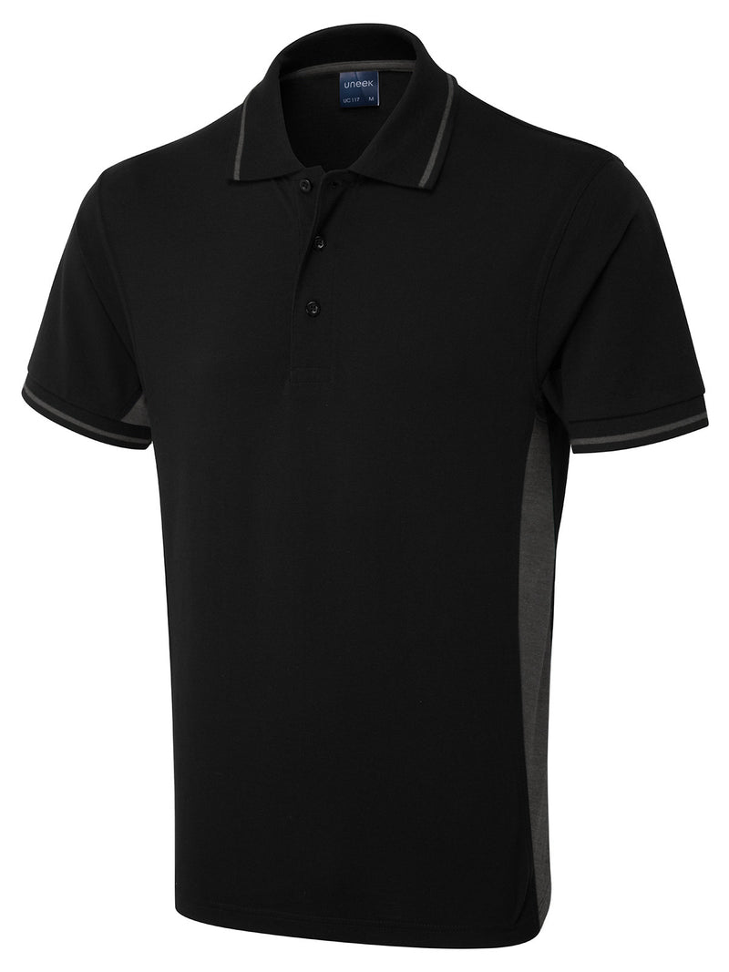 Two Tone Polo Shirt - personalised by IPM Teamwear