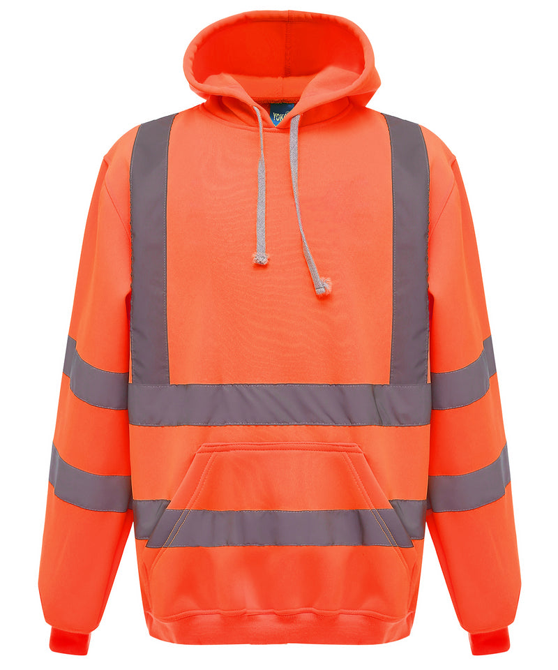 Hi-vis pull-over hoodie (HVK05) - personalised by IPM Teamwear