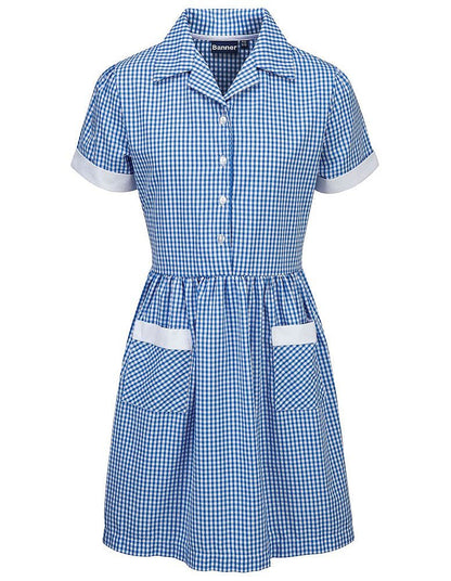 Ayr Corded Gingham Dress