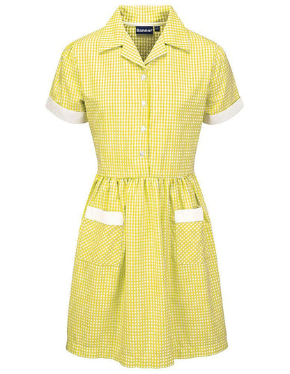 Ayr Corded Gingham Dress