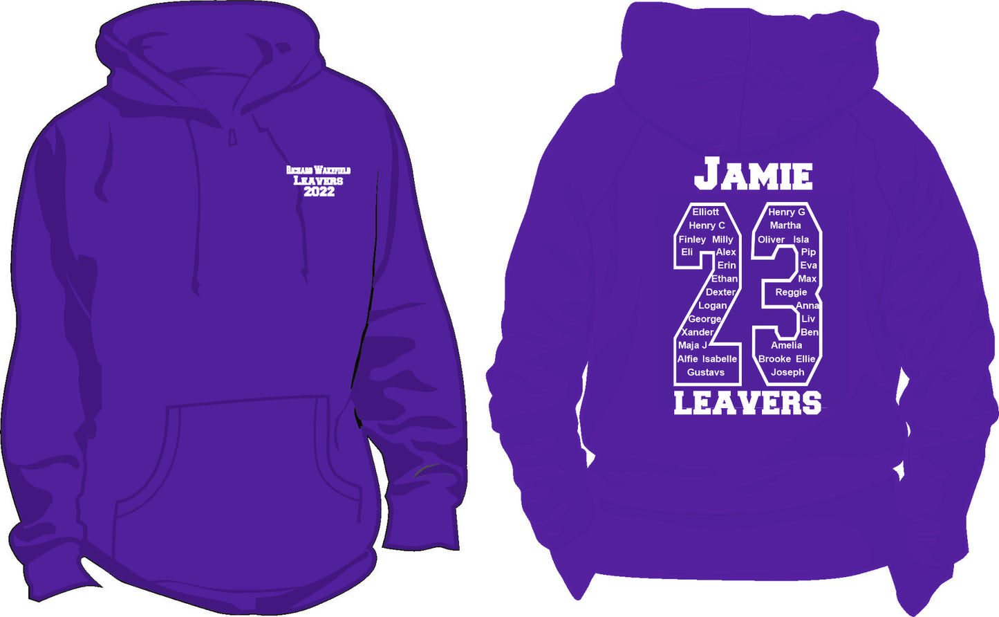 Richard Wakefield Leavers Hoody 2023