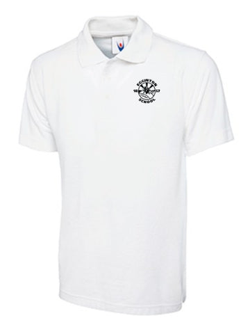 Egginton School White Polo Shirt - IPM Teamwear