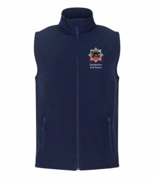 Derbyshire Fire and Rescue Golf Section Softshell Gilet
