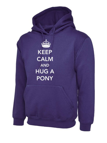 Keep Calm and Hug a Pony Children's Hoody